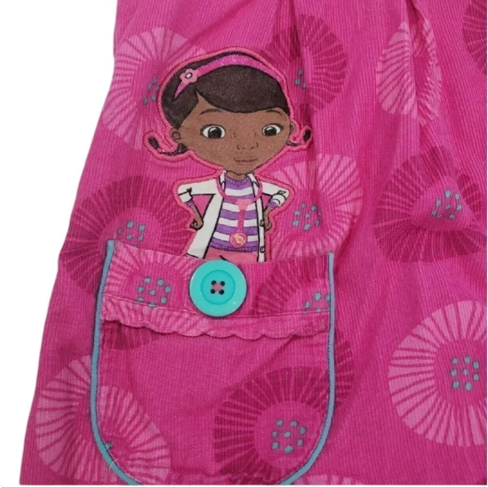 Doc McStuffin corduroy pink dress